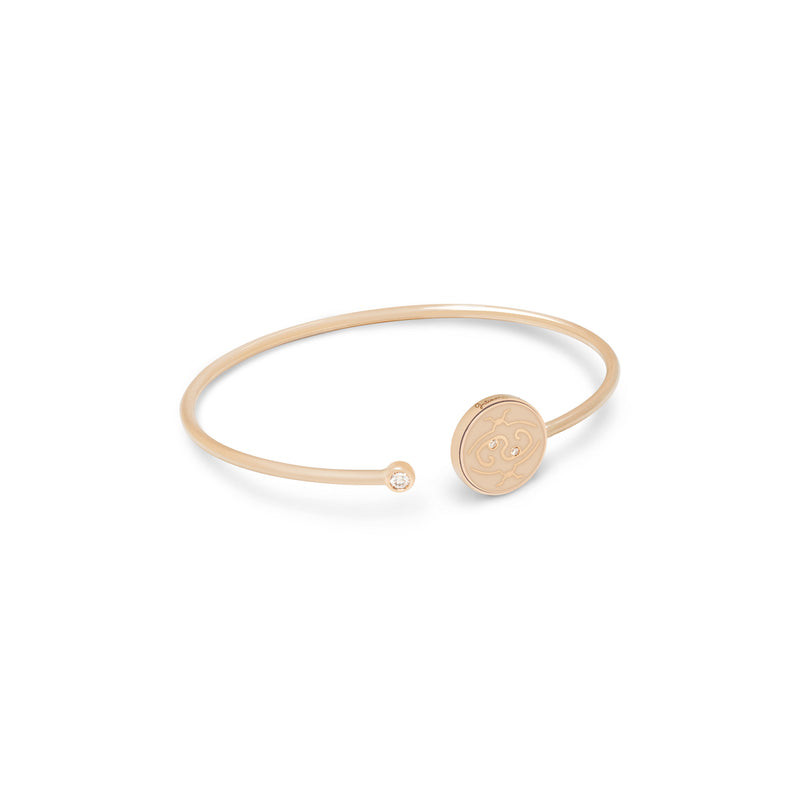 MeOhMe! Slim, Rose Gold, Diamonds, Loving Bangle