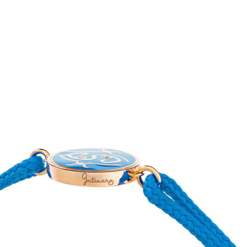 Nawal Blue – Apple of My Eye Cord Bracelet