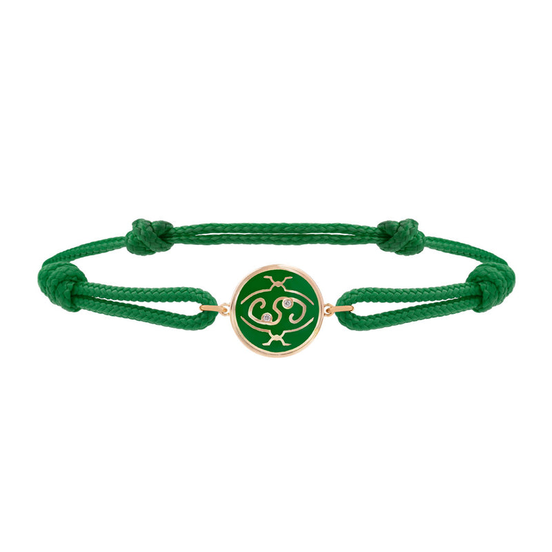 Nawal Green – Led by Love Cord Bracelet