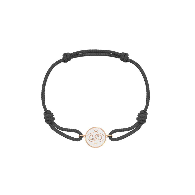Nawal White – You Are My Sun And Moon Cord Bracelet