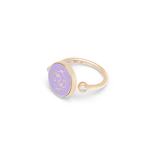 MeOhMe! Slim, Rose Gold, Diamonds, Exceptional Ring