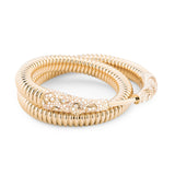 Aqqal Bracelet, Yellow Gold, Pavé